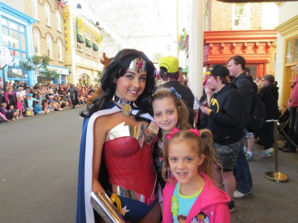 Meeting Wonder Woman was such a thrill!