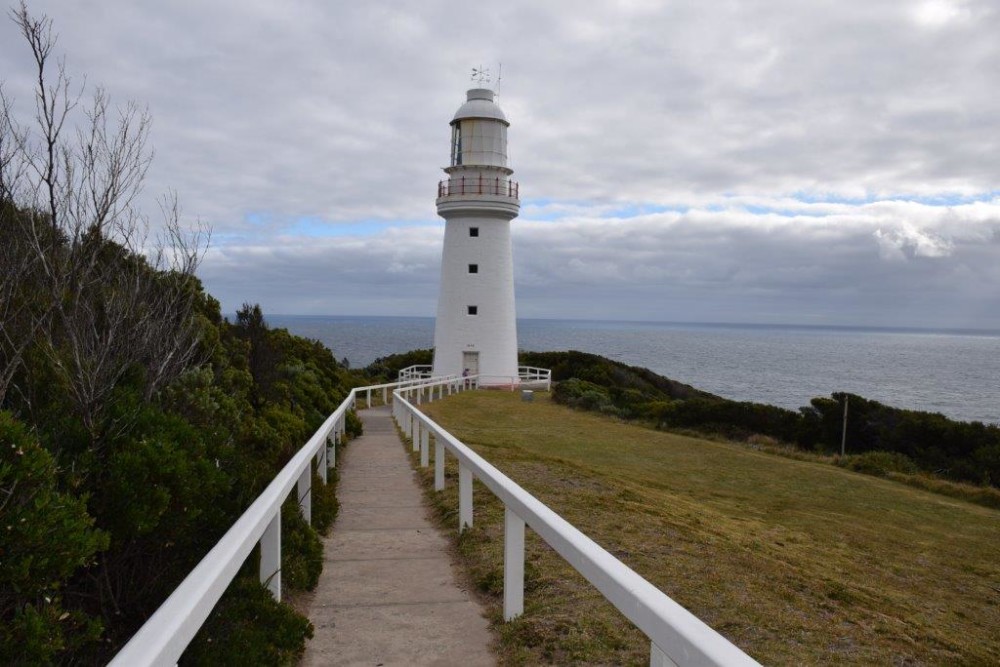 Cape Otway Lighthouse at dusk - a beautiful sight