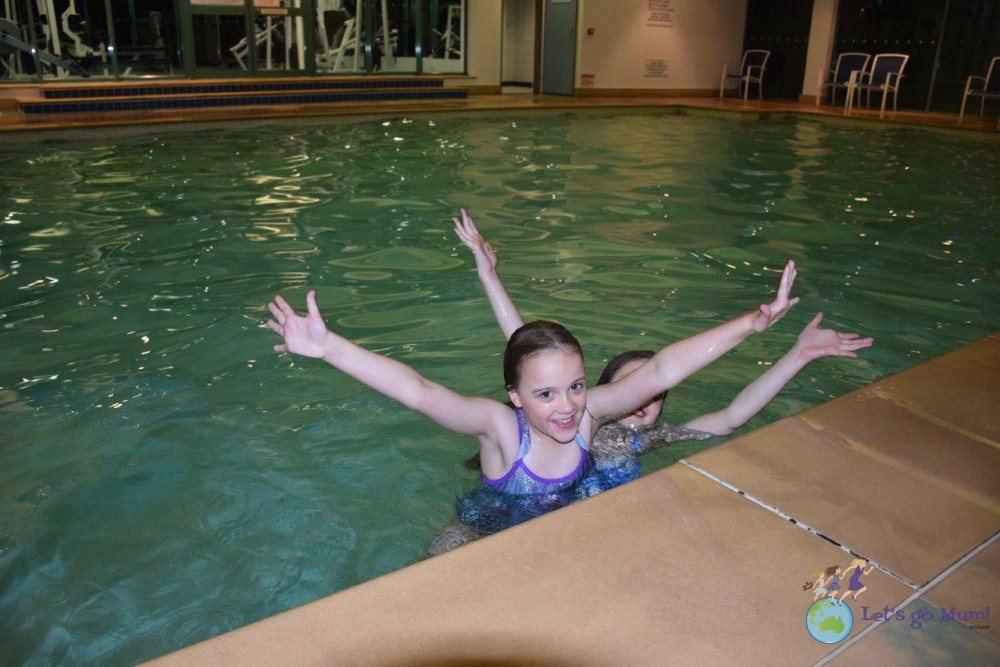 We loved swimming in the huge heated pool, just off the children's pool