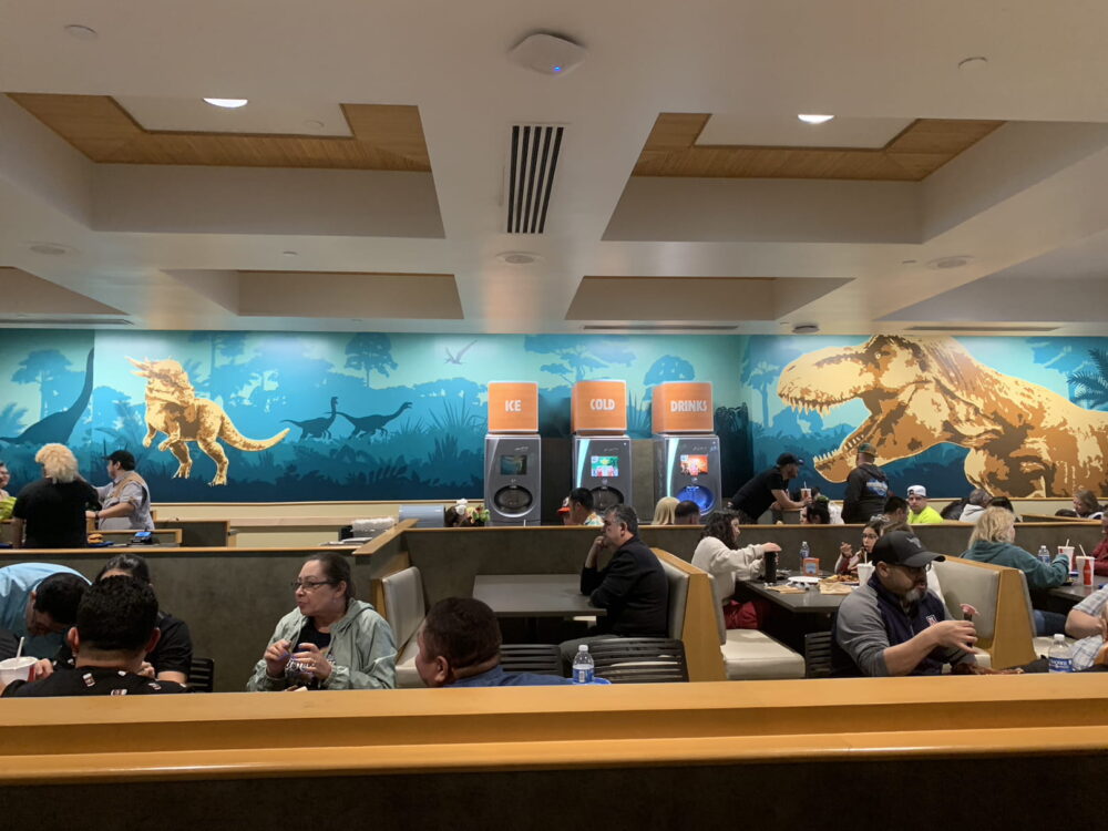 Jurasic World's restaurant