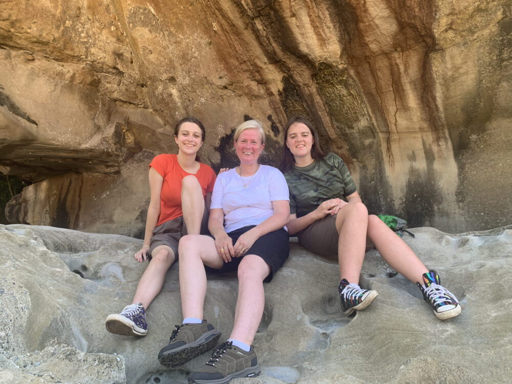 At the end of our jungle hike