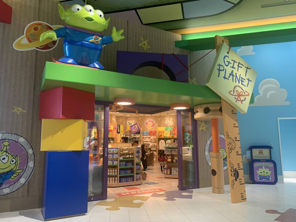 Tokyo Disney Toy Story Hotel gift shop