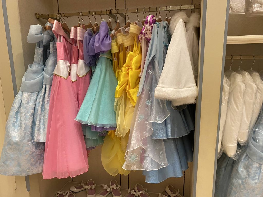 Tokyo Disneyland Hotel gift shop Disney dresses & capes
