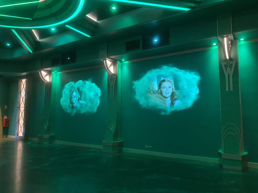 see the original character journey appear inside the Wizard's chamber