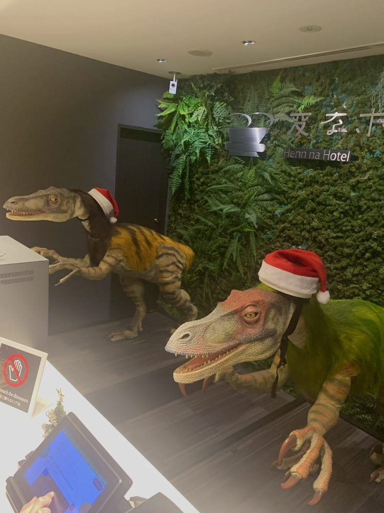 The Robot Dinosaur Hotel near Tokyo Disney Resort