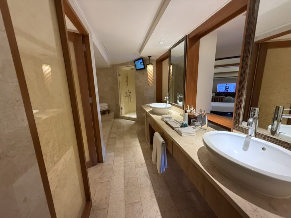 The suite ensuite bathroom