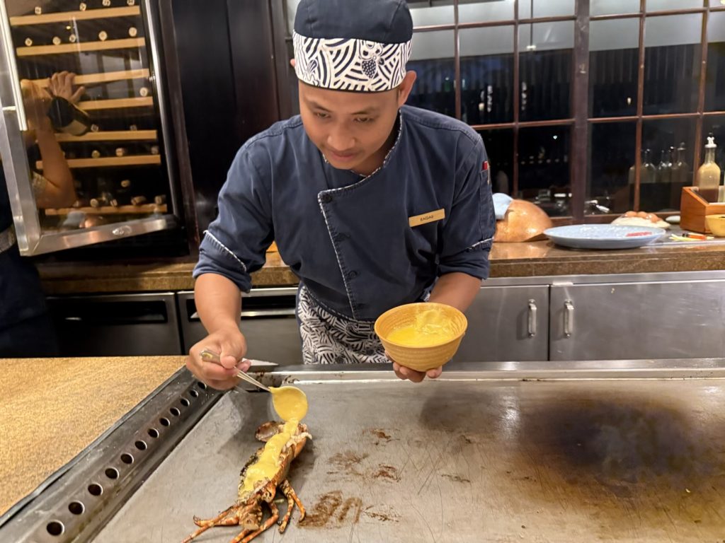 There's a range of wonderful restaurants at the Grand Hyatt Bali