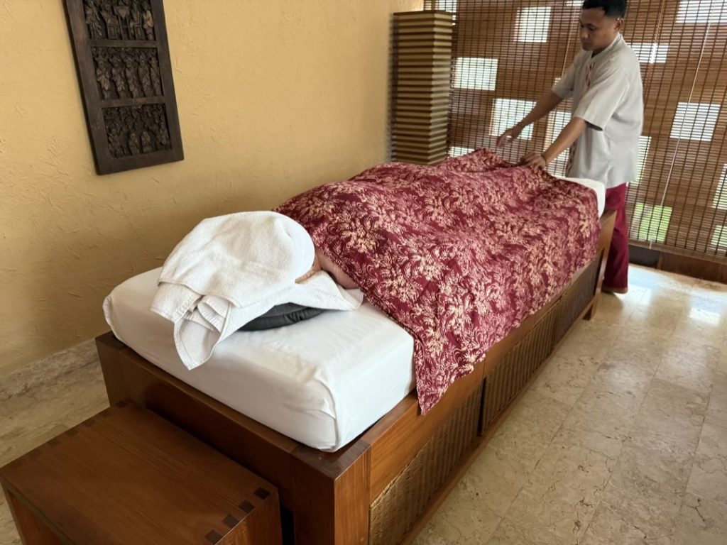 I'm loving it! My Balinese Massage at the Kriya Spa
