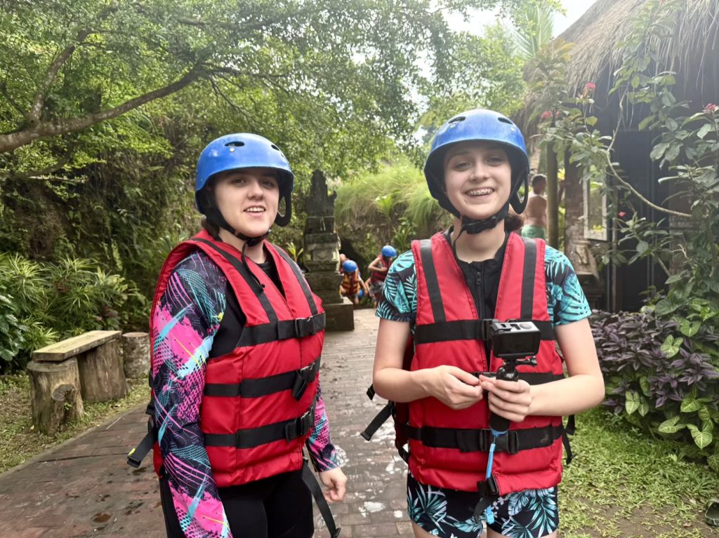 Safety gear was included