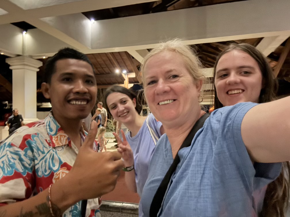 We got a photo with our driver at the end of the day!
