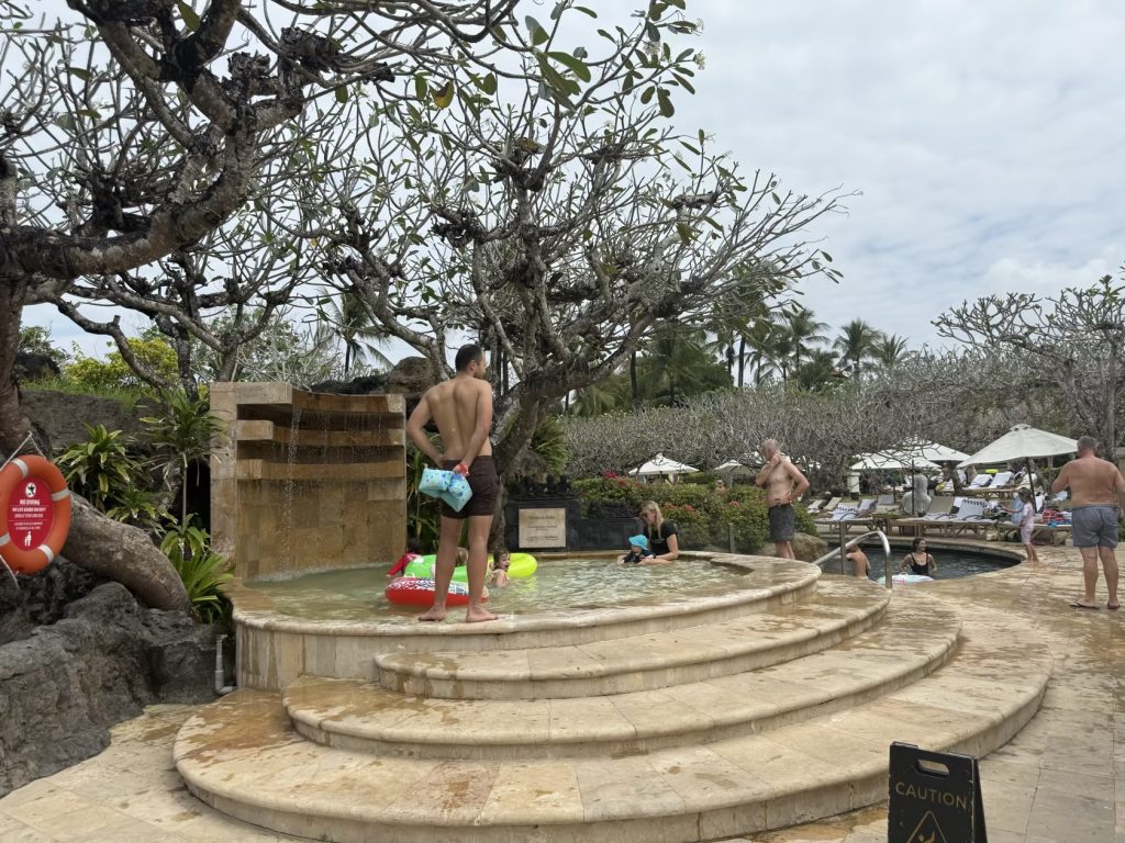 One of the Grand Hyatt Bali toddler pools