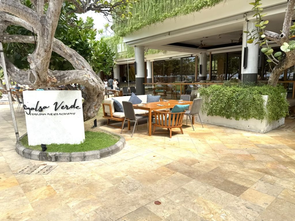 Salsa Verde Italian Restaurant by the pool