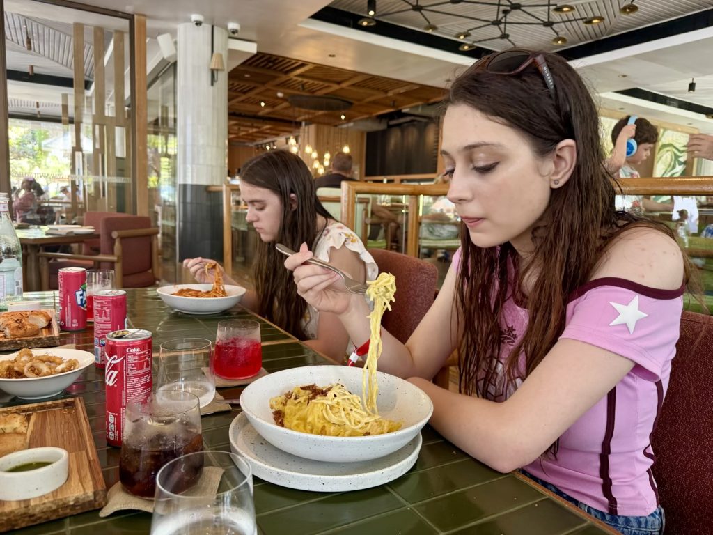 My girls' particular favourite at the Salsa Verde was the Spaghetti Bolognese.
