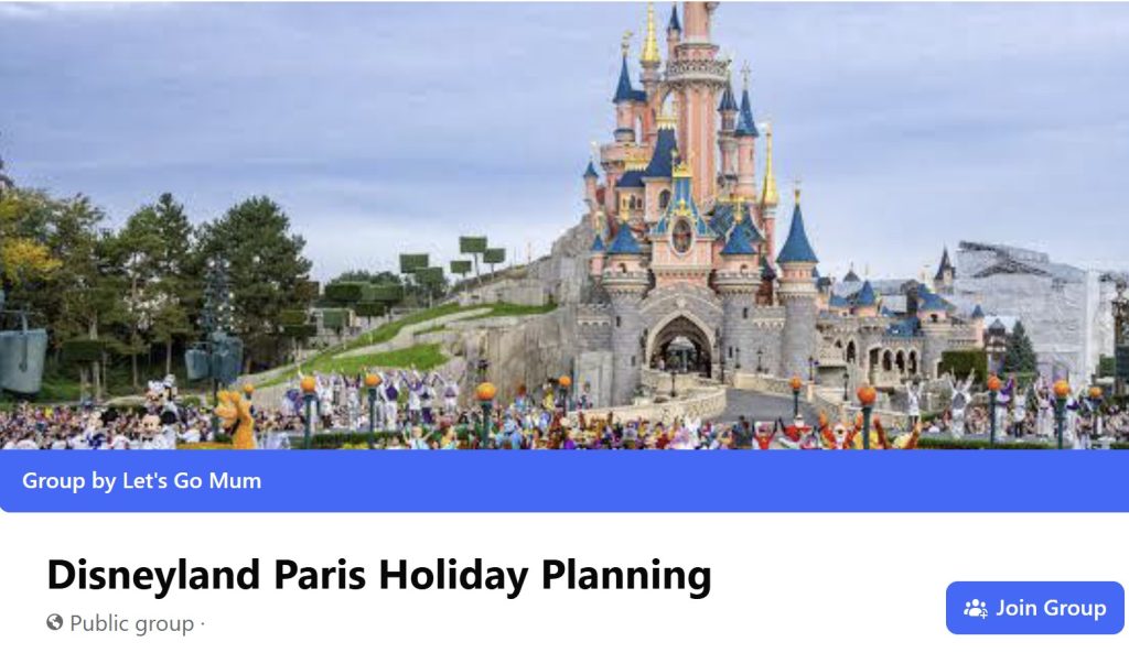Disneyland Paris Facebook Group