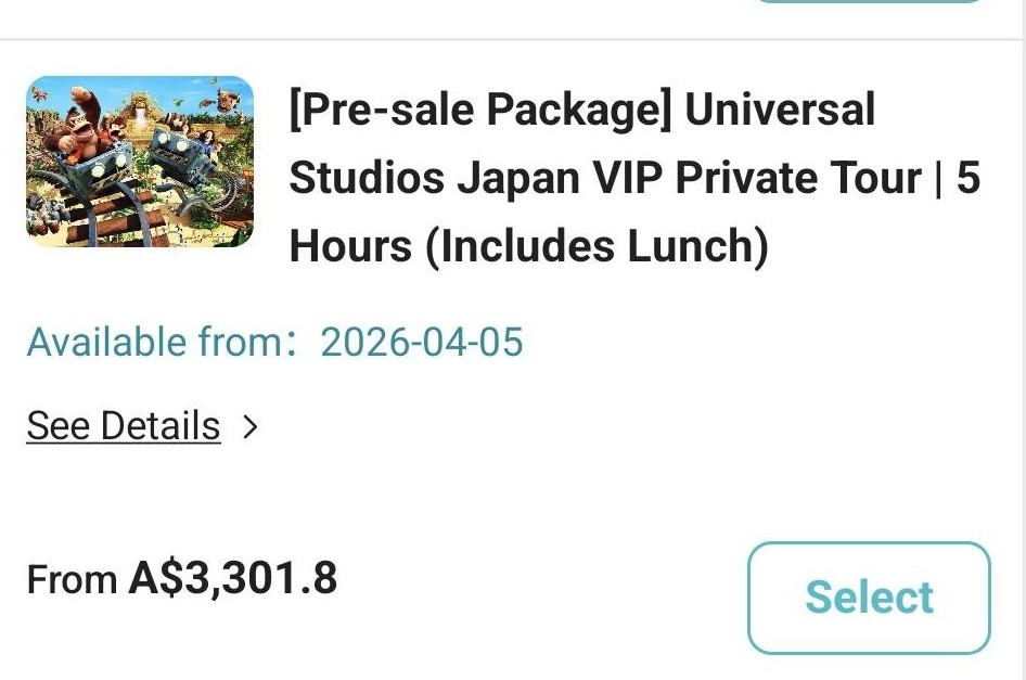 Universal Studios Presale VIP Tour