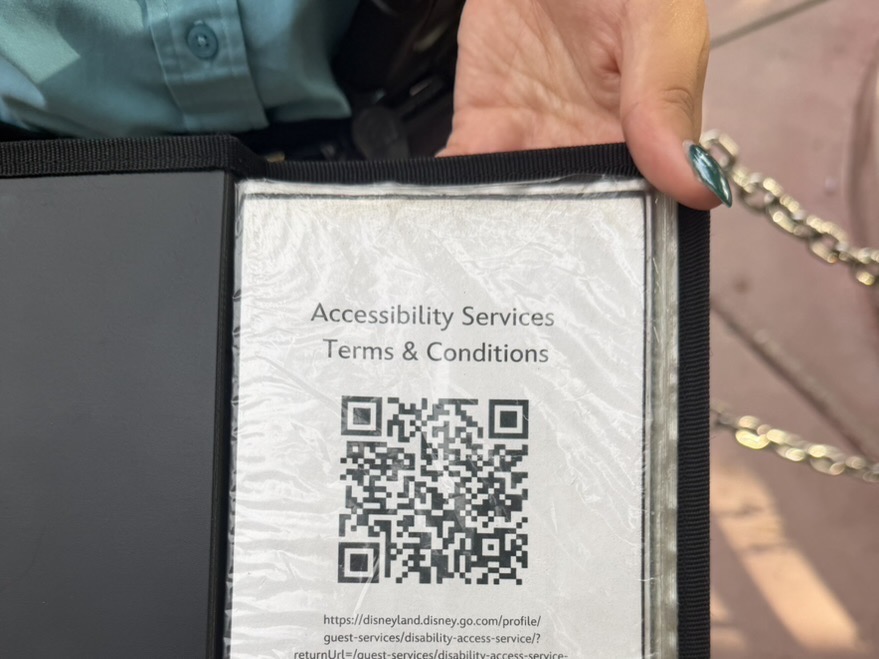 The Disneyland Accessibility Services Terms & Conditions