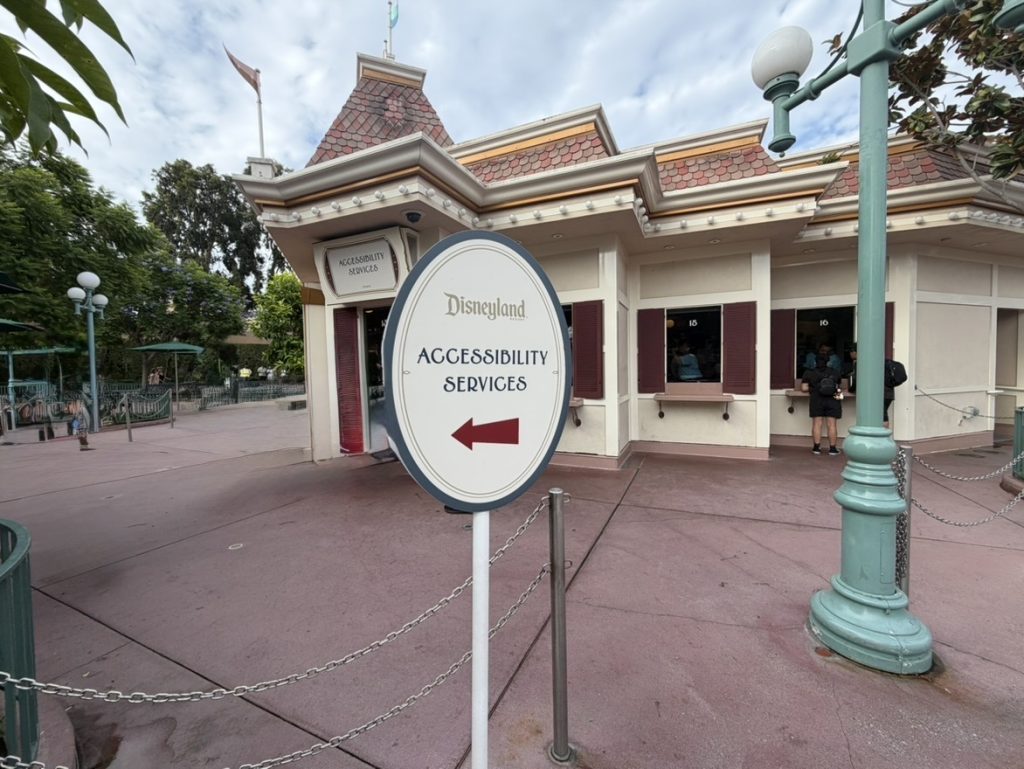Disneyland Accessibility Services Kiosk