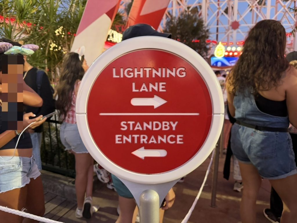 Disability DAS Pass holders use the Lightning Lane to access rides