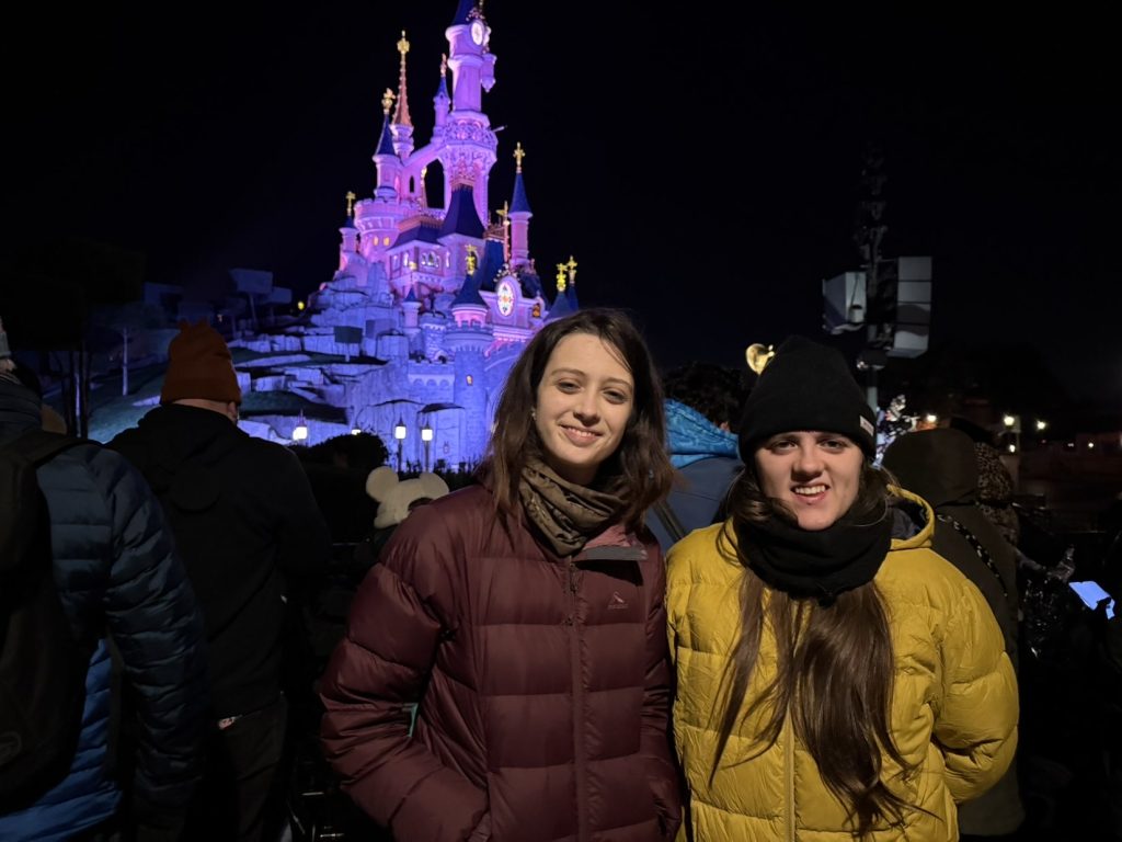 There are different reserved disability areas for day parades and the night show 